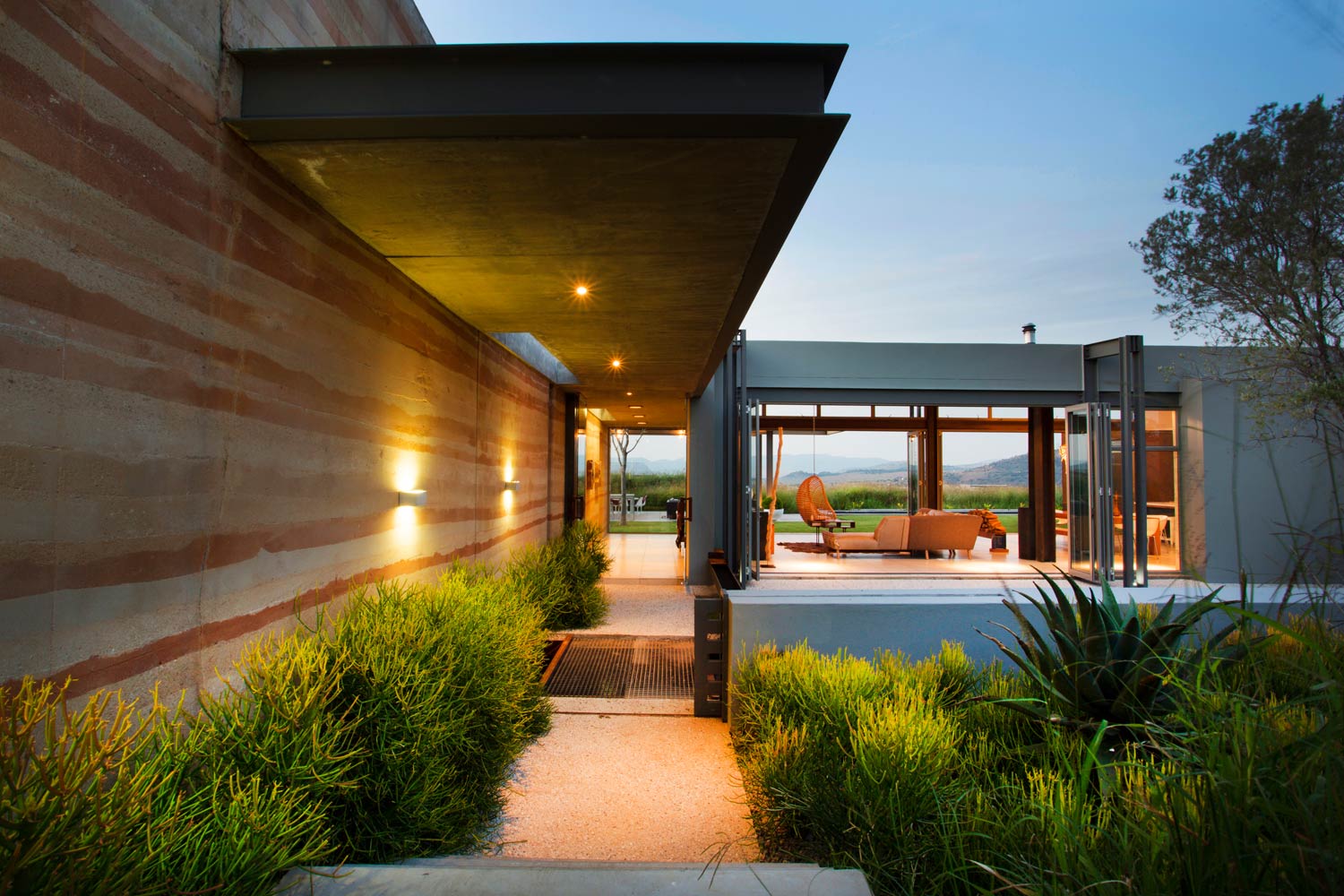 Modern Residential Architecture Inspiration: View Through Entryway