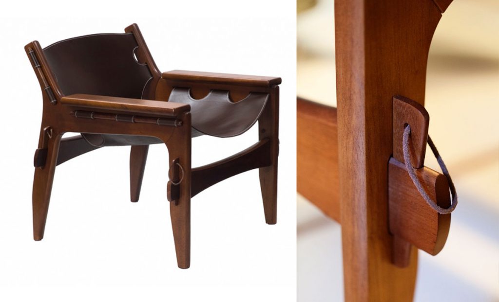 From Furniture to Architecture: Design is in the Details - Kilin Chair with beautiful pin detail by Sergio Rodrigues