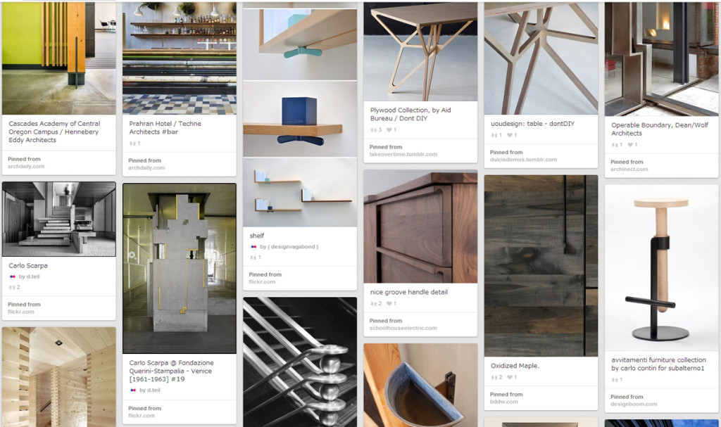 Design is in the Details: From Furniture to Architecture - Pinterest inspiration from T. Nishibayashi