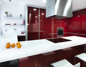 Contemporary Kitchen Design: A Pop of Color in the Kitchen