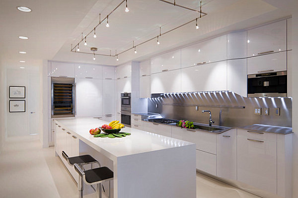 Modern Kitchen Design: All White Kitchens