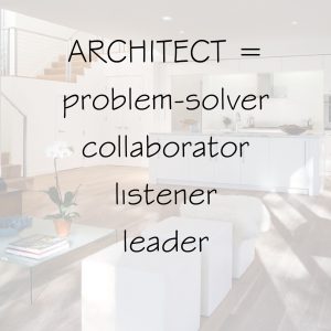 Architect is Leader