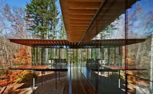 Glass Wood House by Kengo Kuma