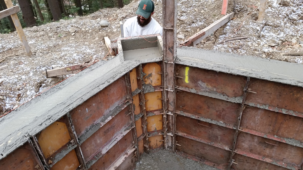 Residential Architecture project update: Foundation walls