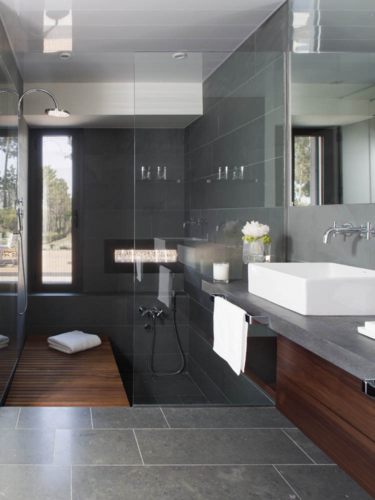 Design Inspiration: Modern Bathroom + Dark Gray - Studio MM Architect