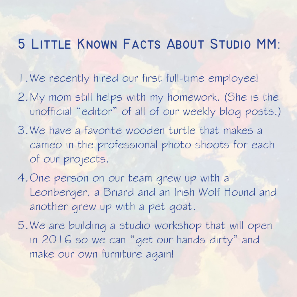 5 Little Known Facts about Studio MM
