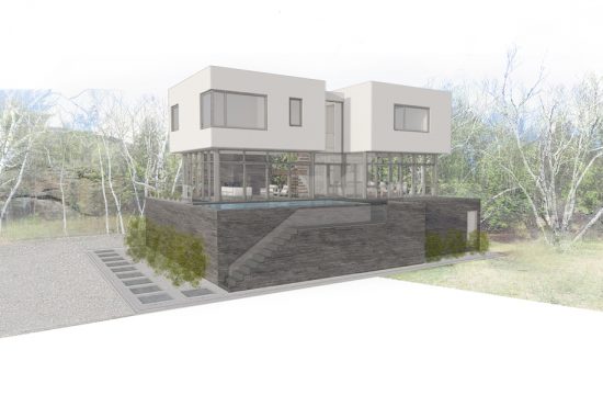Modern Stone House - Aurora - Studio MM Architect
