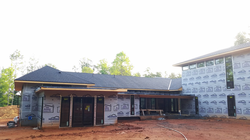 Modern Home Under Construction - Lake Wylie House, Studio MM Architect