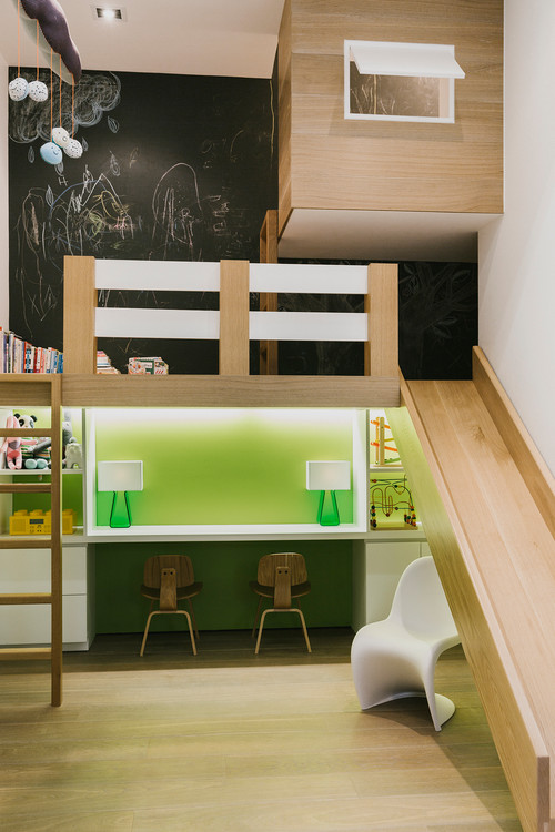 Modern Residential Architecture: Kids Playroom + Modern Design