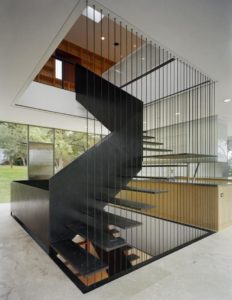 Modern Stair Design - metal staircase