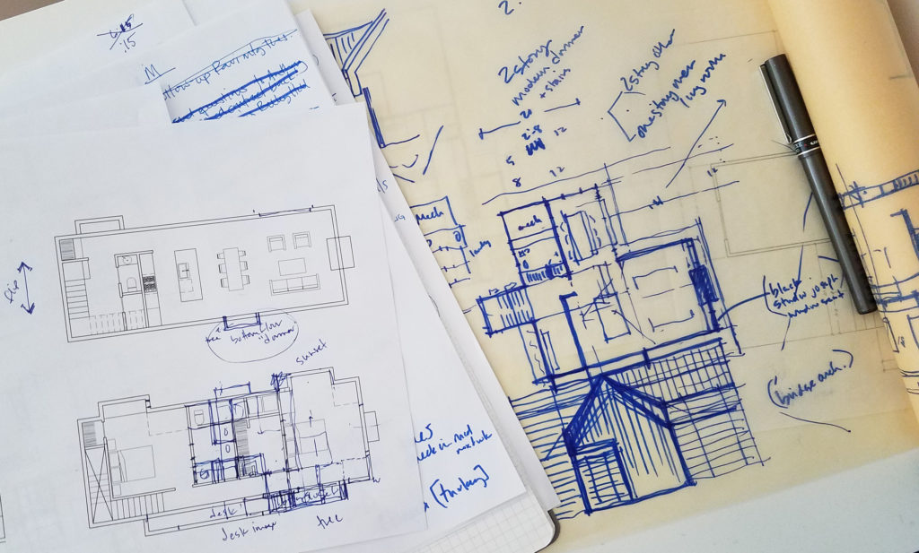 Design Sketches - What To Expect - Our Design process