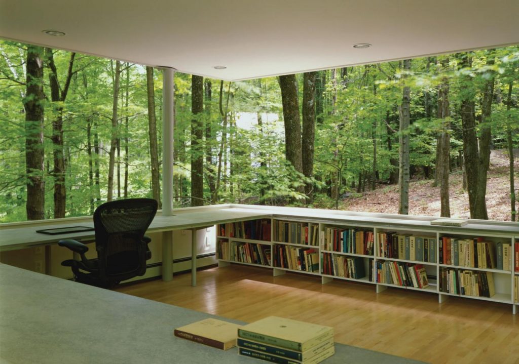 Modern Studio Space Design: Scholar's Library by Gluck+