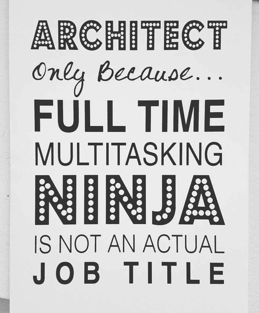 Architect as Ninja