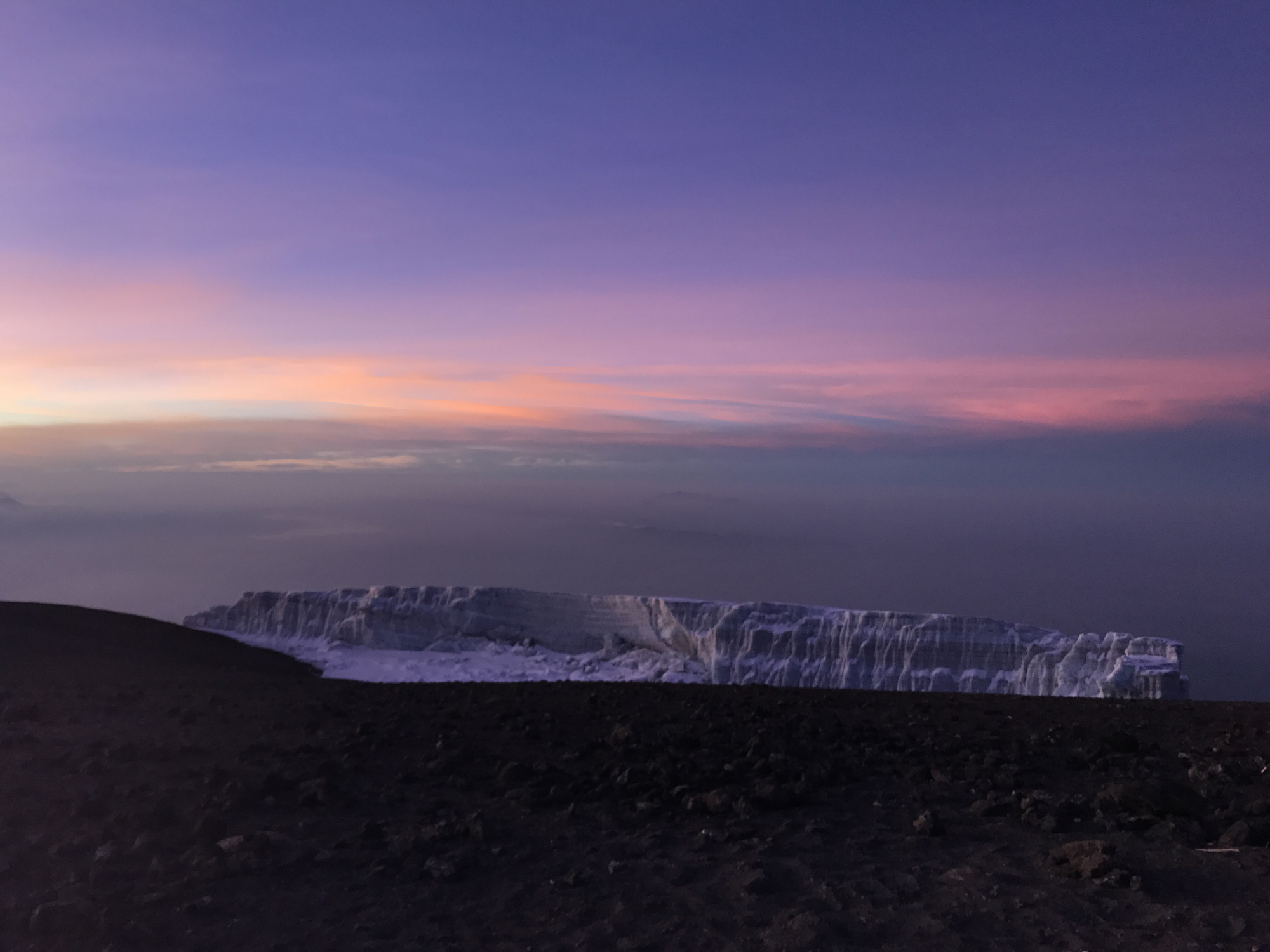 View from the top of Kilimanjaro - Happy New Year!