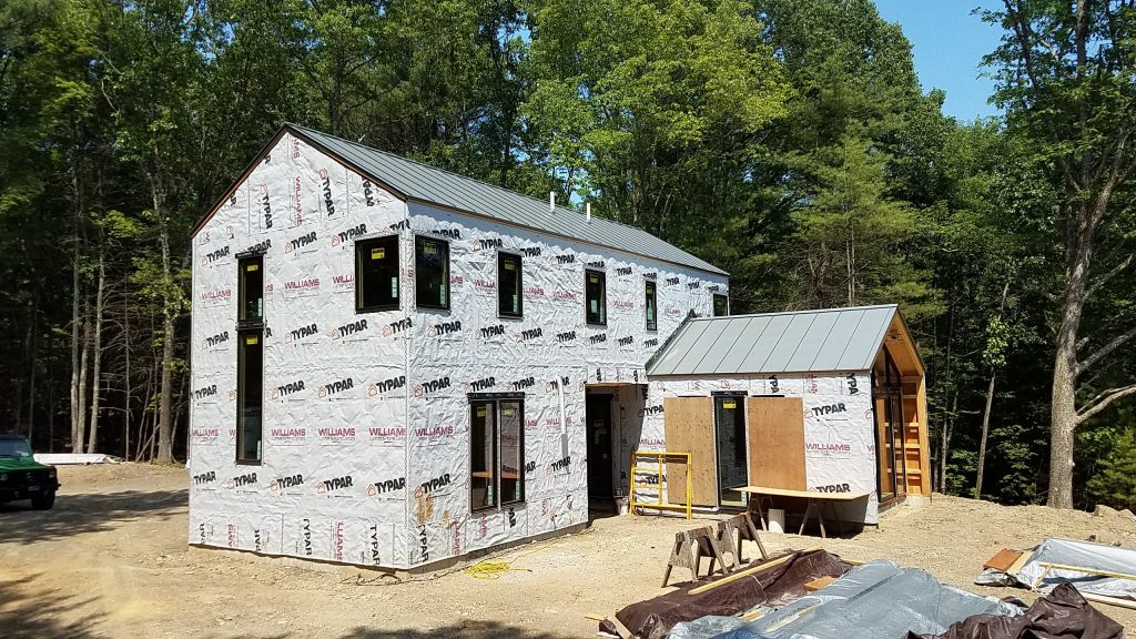 Chalet Perche - modern home under construction - Hudson Valley, NY