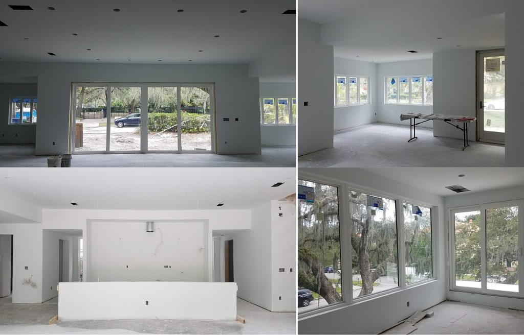 Hyde Park House - Modern home under construction in Hyde Park, Tampa, FL