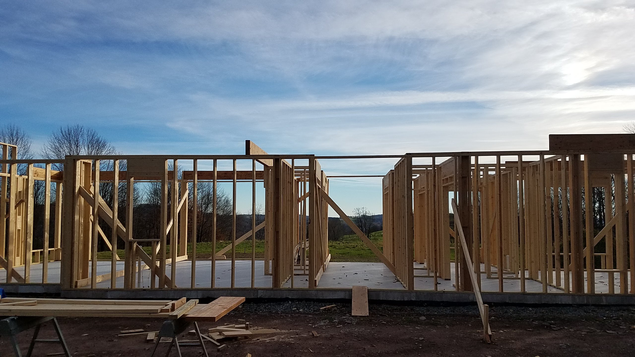 Modern Home Under Construction: Upstate NY