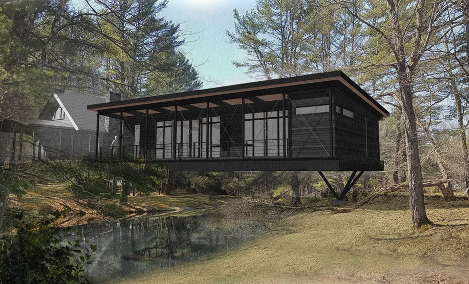Bridge House - rendering - Studio MM Architect