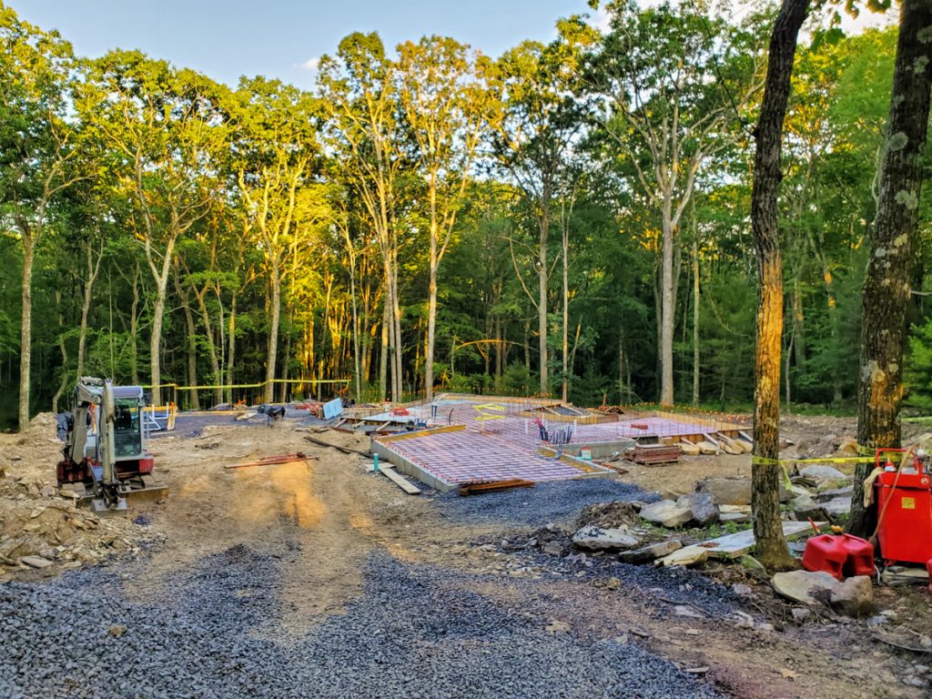 Modern House under construction in Upstate NY - Tranquil Abiding
