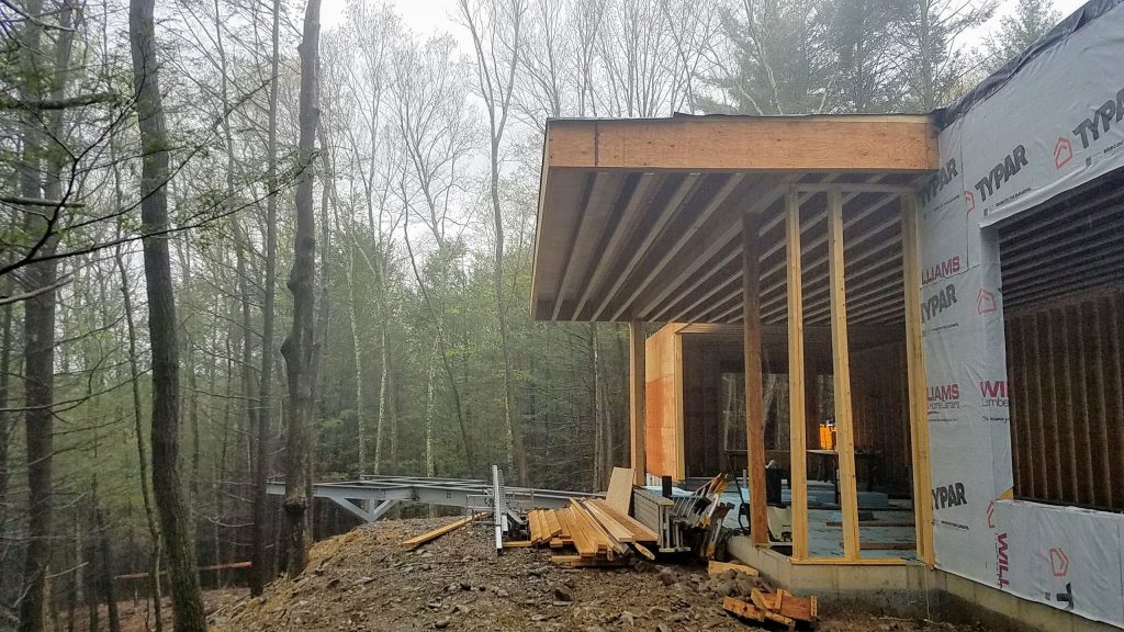 Modern Home Design - Cat Hill Under Construction - Upstate NY