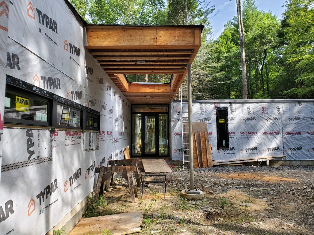 Construction Update Cat Hill - Modern Home in the Hudson Valley