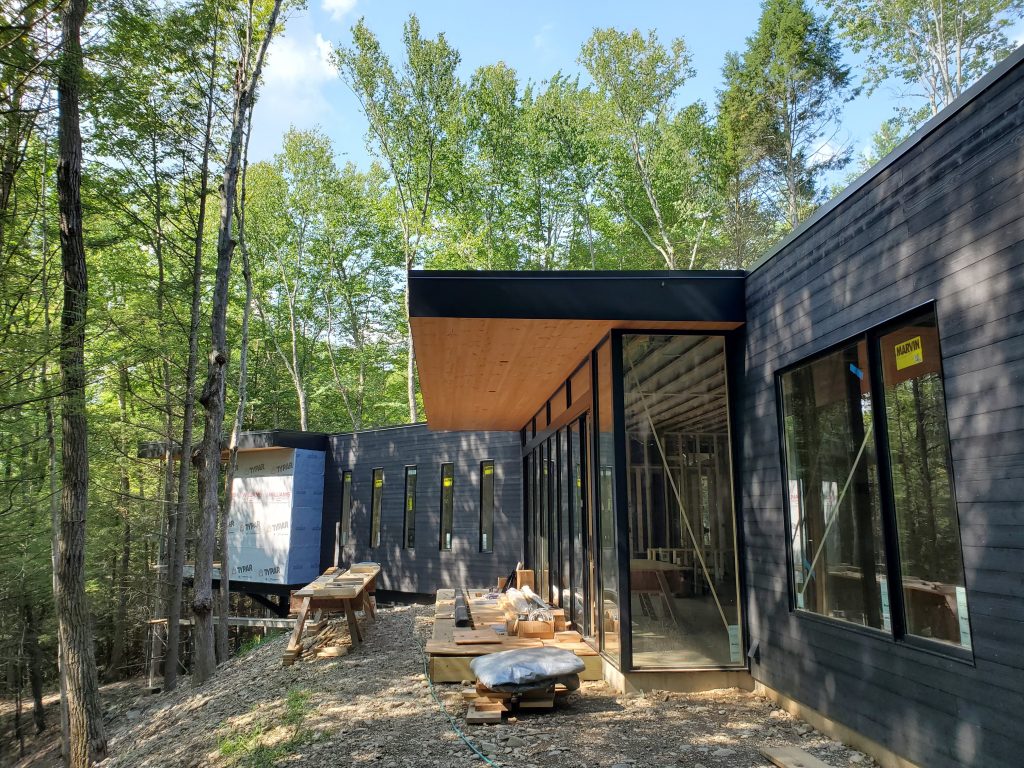 Modern Home in Upstate NY - Cat Hill Under Construction