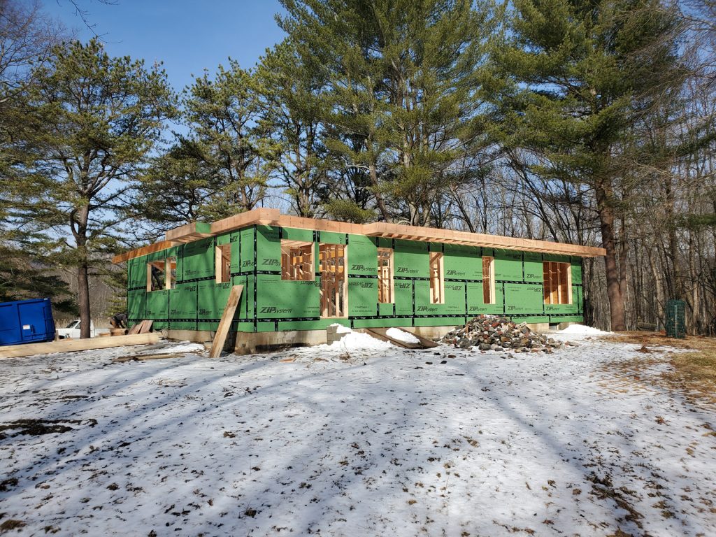 Modern Renovation - Home under construction in Upstate NY
