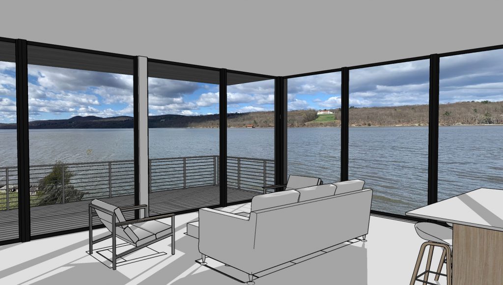 Hudson River House - modern renovation