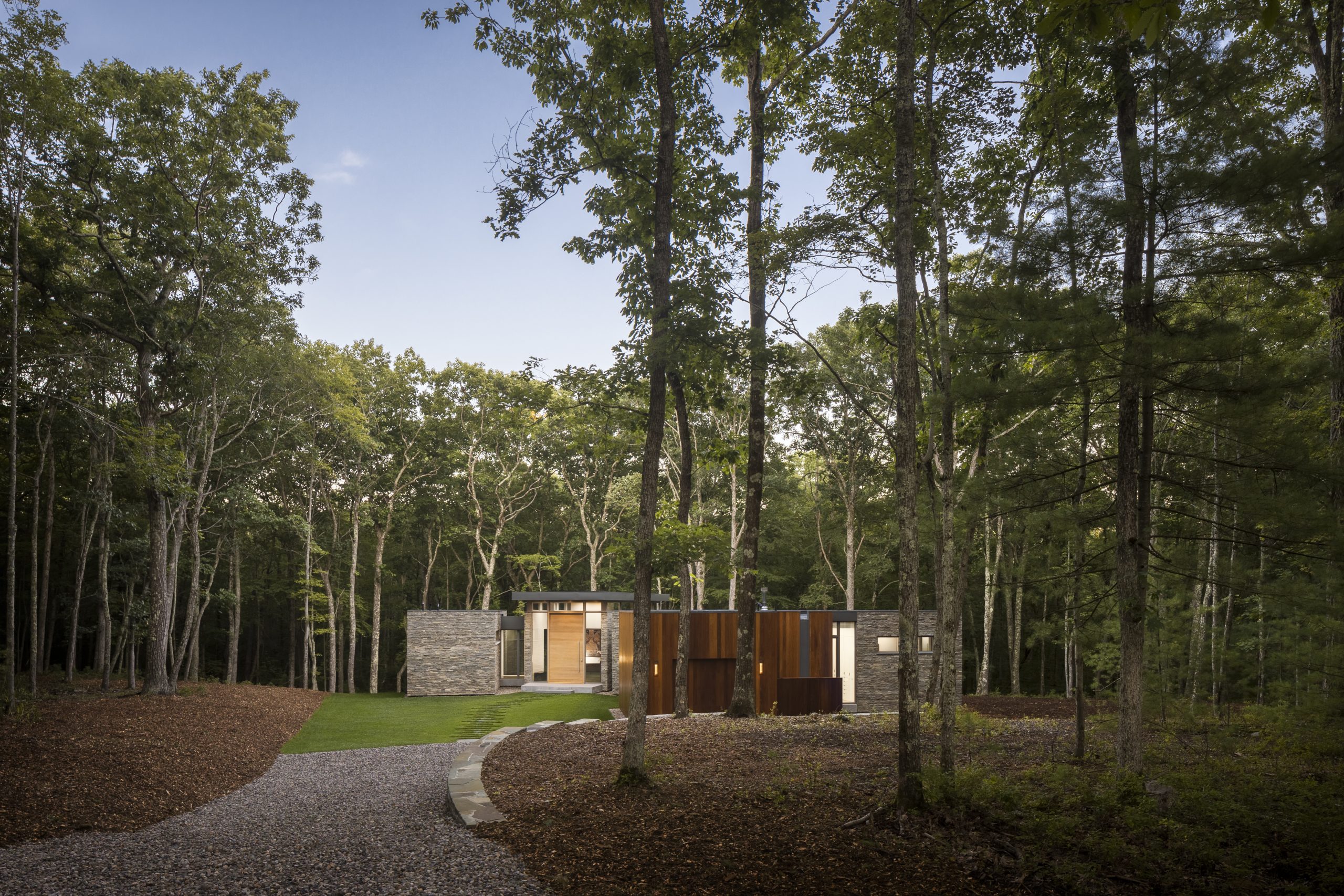 Tranquil Abiding - Contemporary residential architecture upstate new york