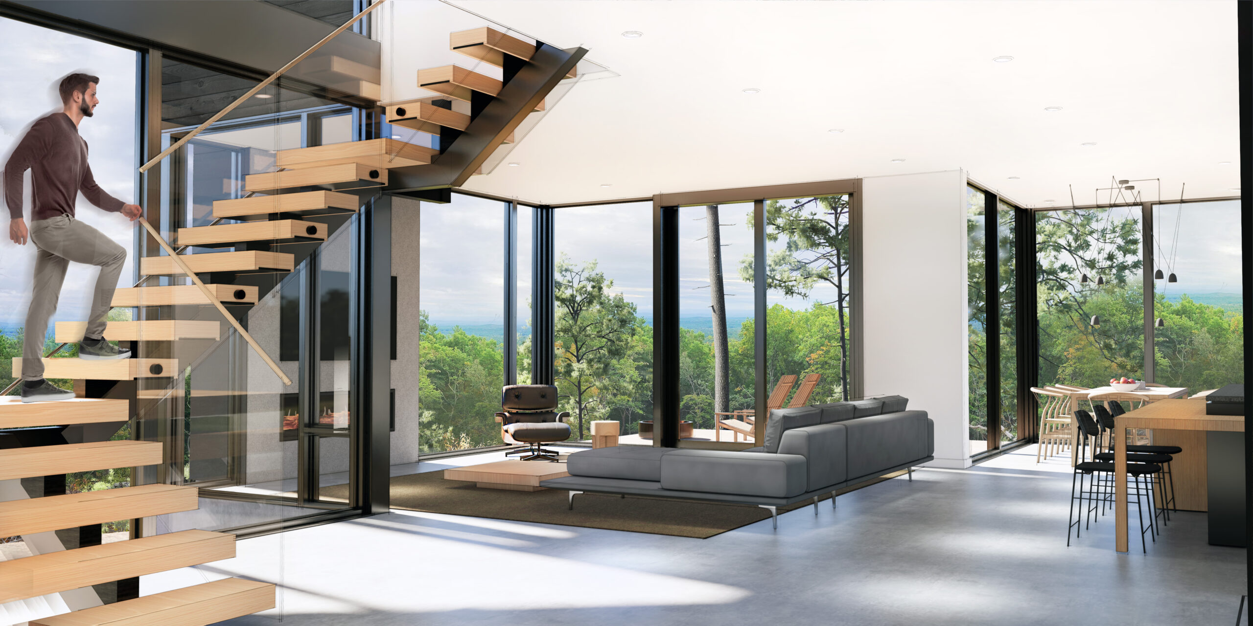 Skyhaus - Custom modern home in Hudson Valley
