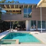 8 Oaks, a modern home in Tampa Florida is nearing completion.