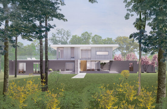 RQHQ, a two story modern home in the Hudson Valley