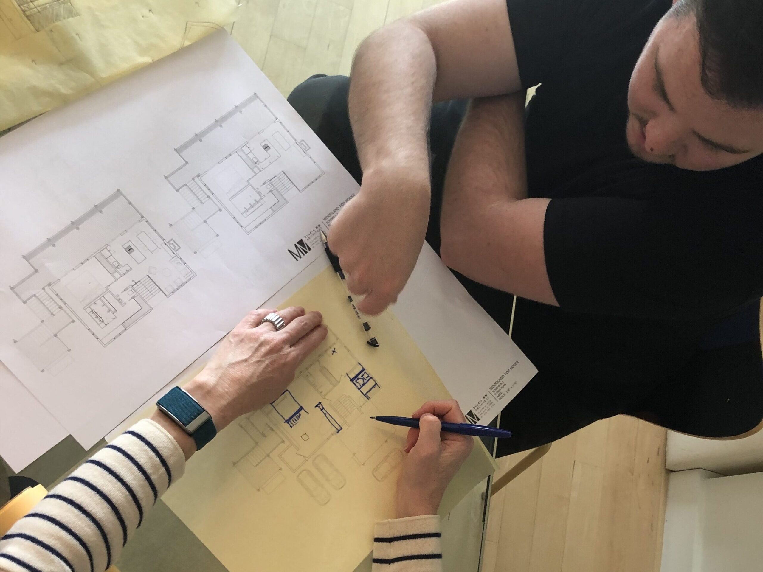 For Woodland Pop House, we spent time sketching through initial design ideas, creating various iterations for our clients to select from.