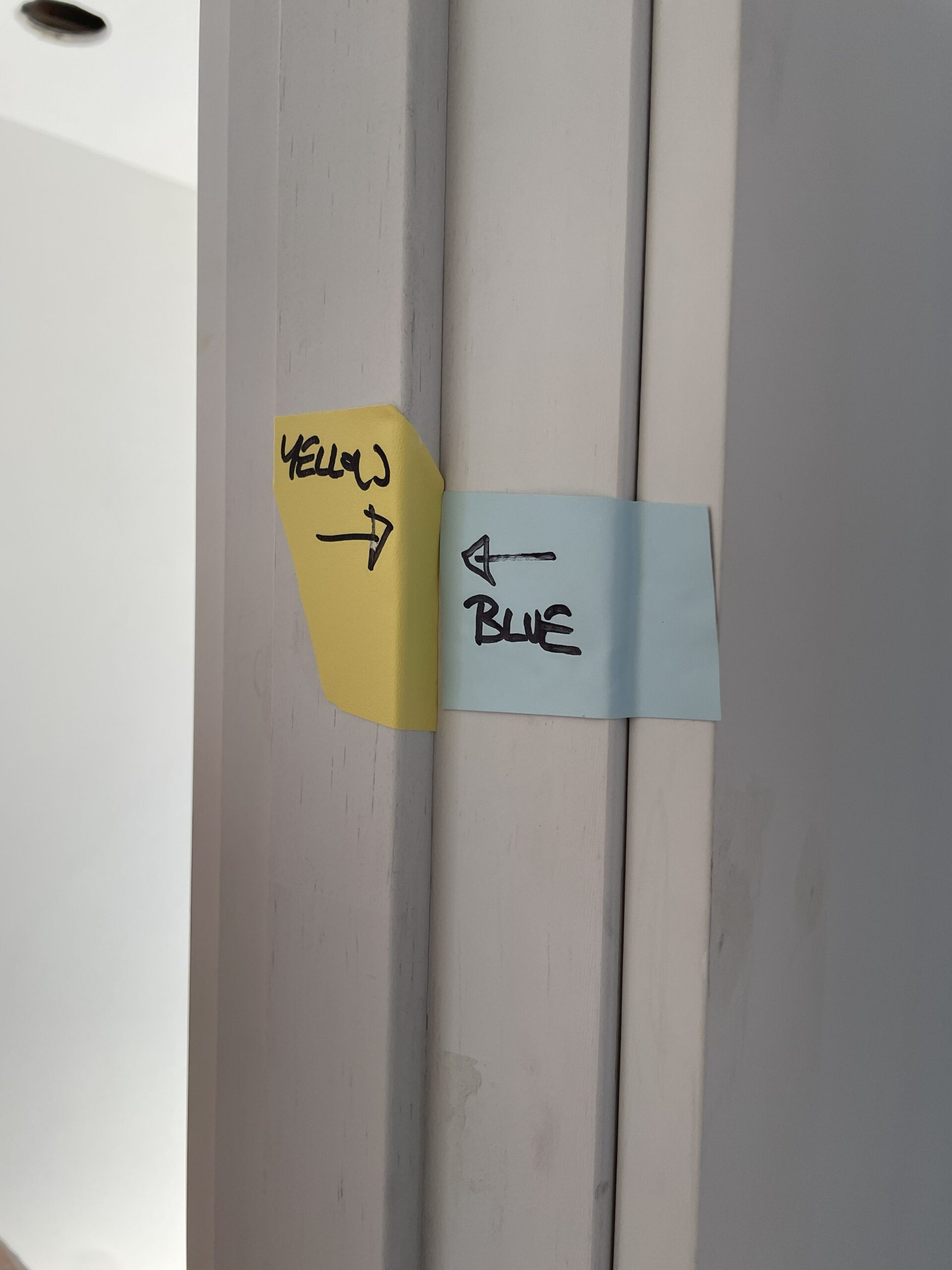 Painting instructions at Woodland Pop House were extremely specific!