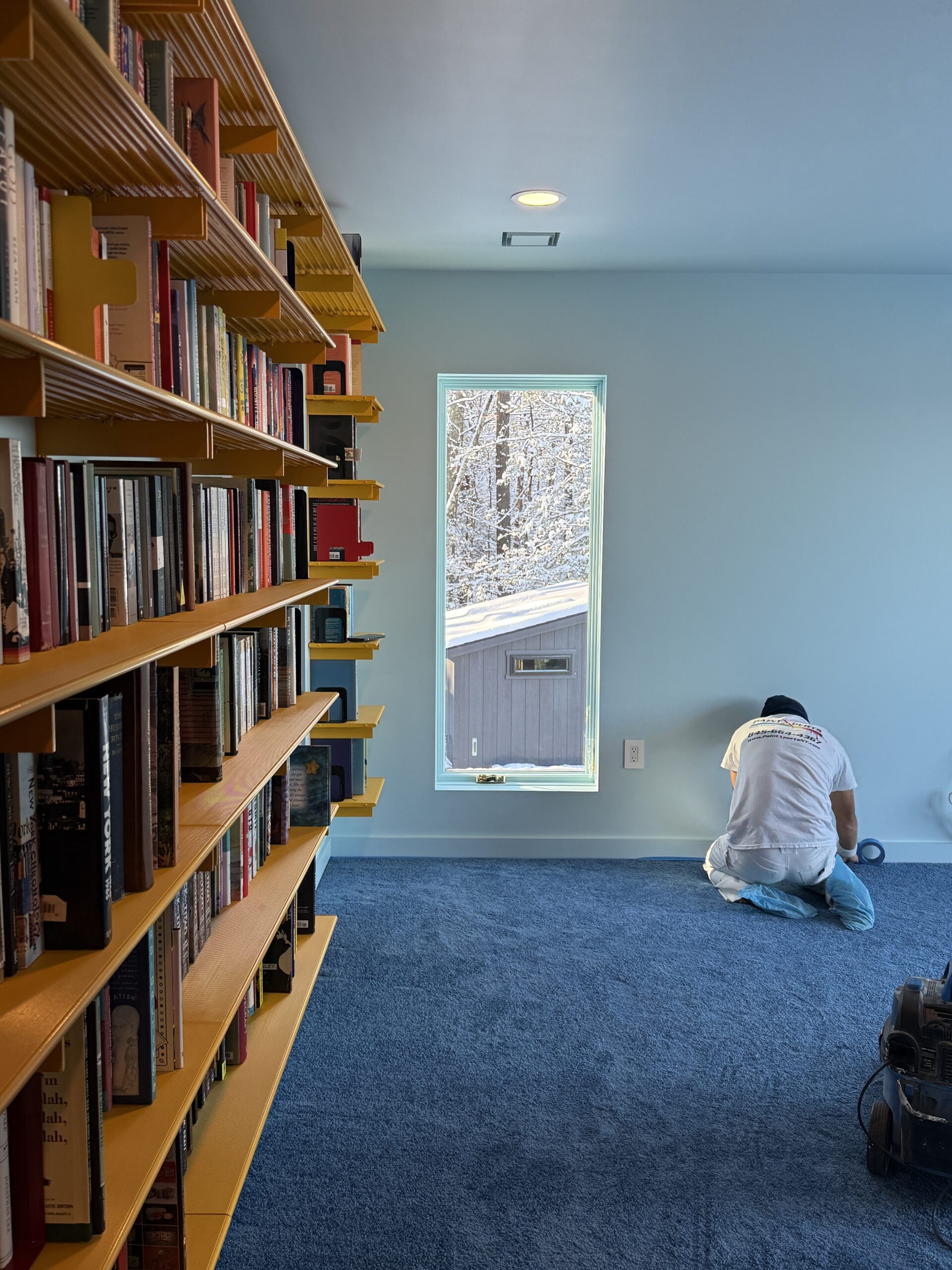 Construction at Woodland Pop House included detailed paint instructions.